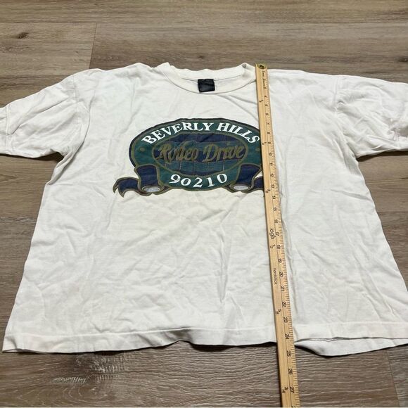 Vintage 90’s Beverly Hills Rodeo Drive 90210 Single Stich T Shirt Size XL sleep - Picture 2 of 8